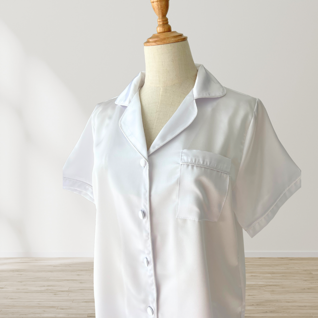 Short White Pajamas