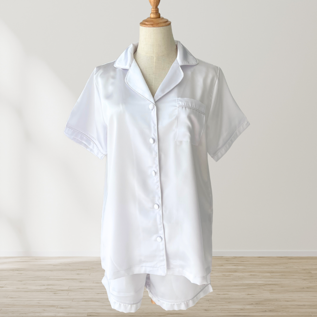 Short White Pajamas