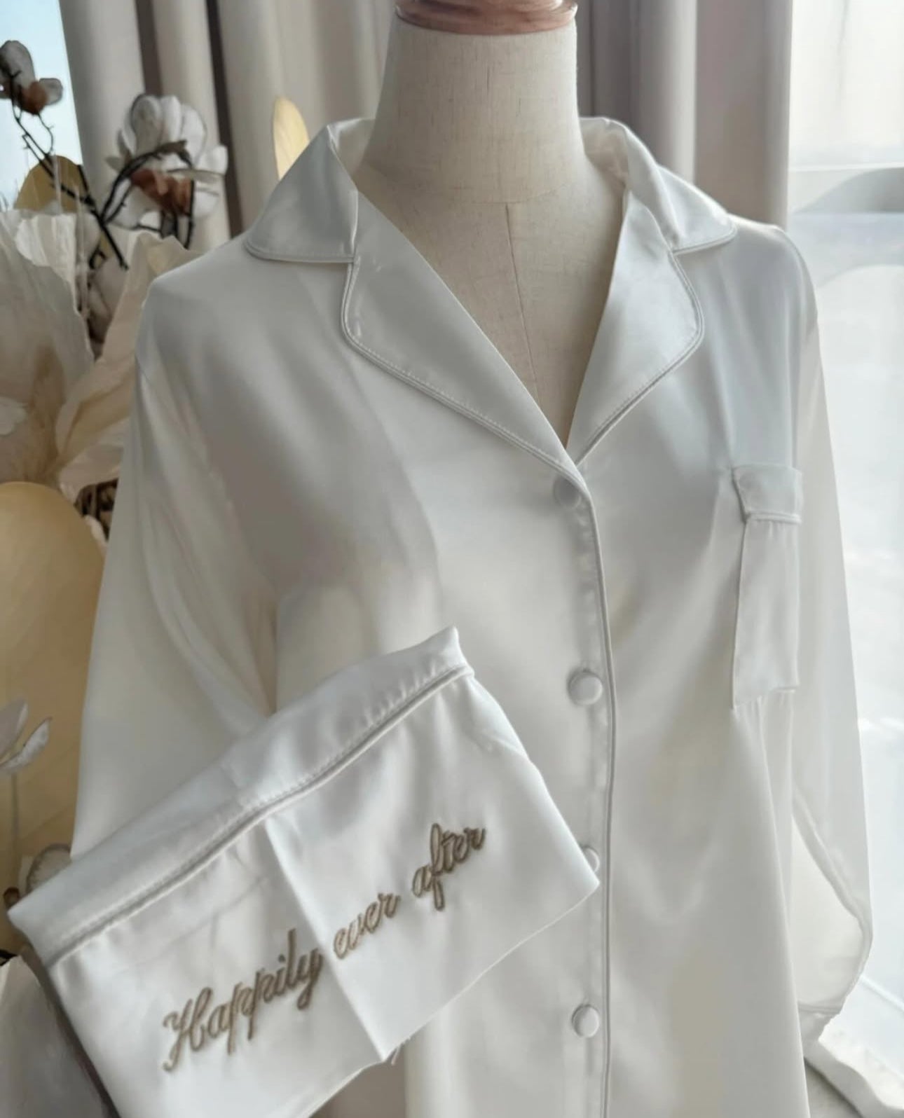 Long White Pajamas