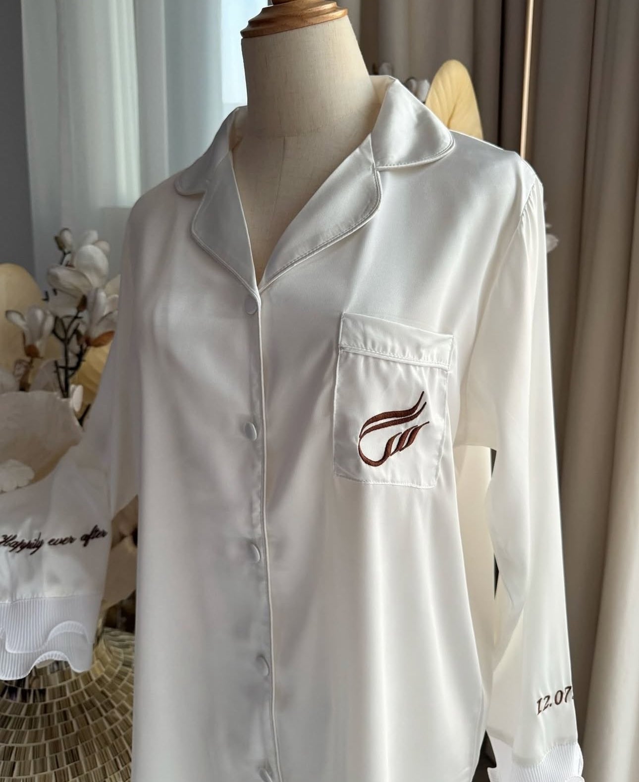 Long White Pajamas