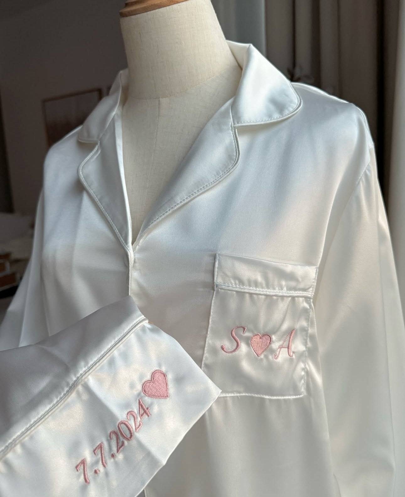Long White Pajamas