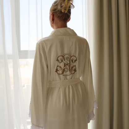 Feathers Long Robe