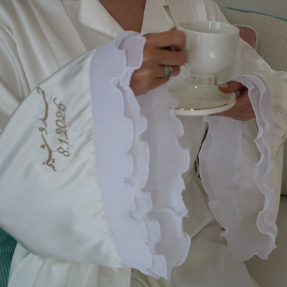 Ruffles Short Robe