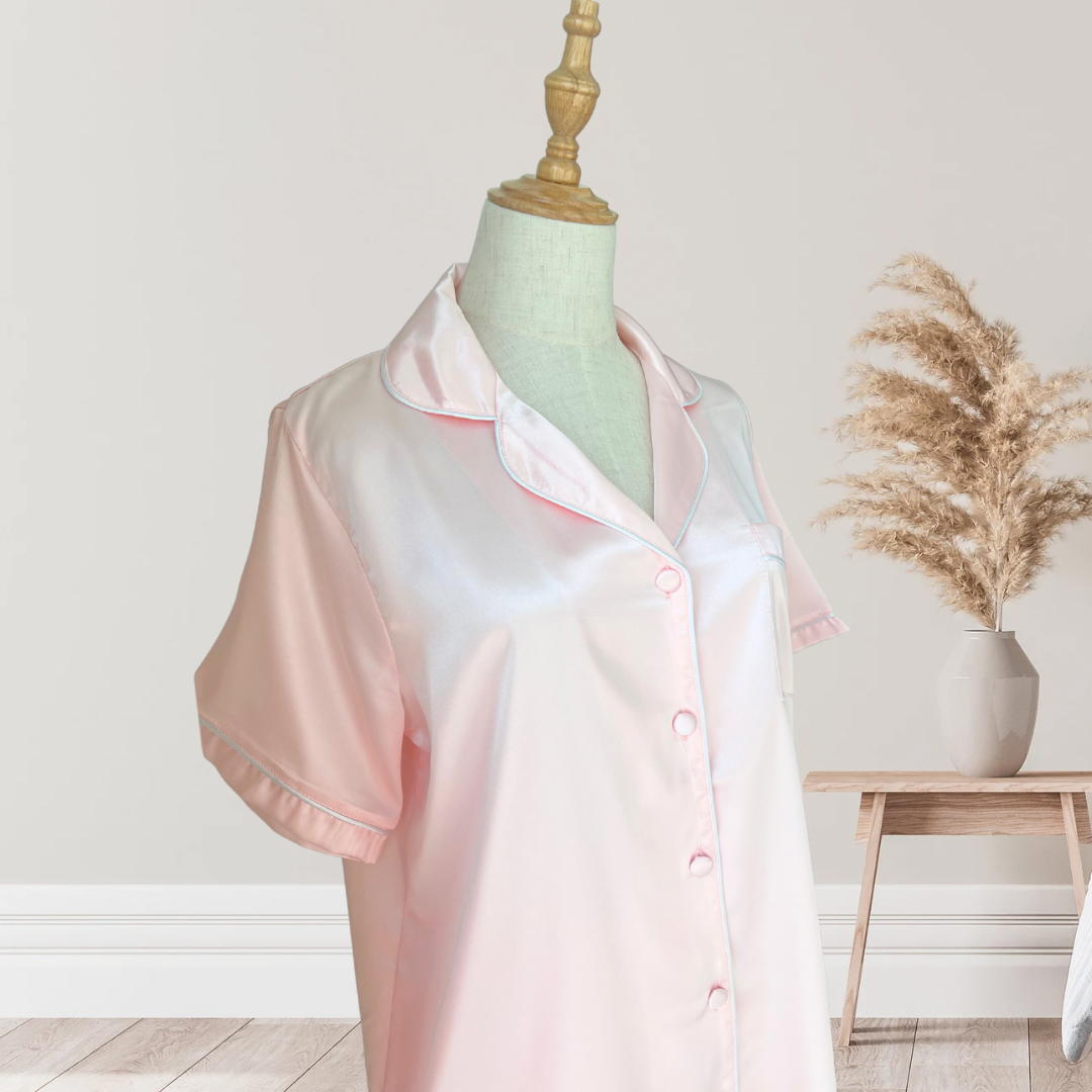 Short Sleeve Pink Pajamas
