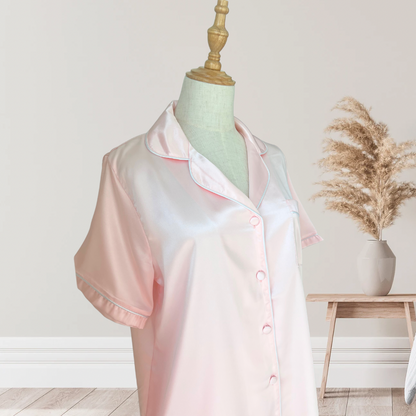 Short Sleeve Pink Pajamas