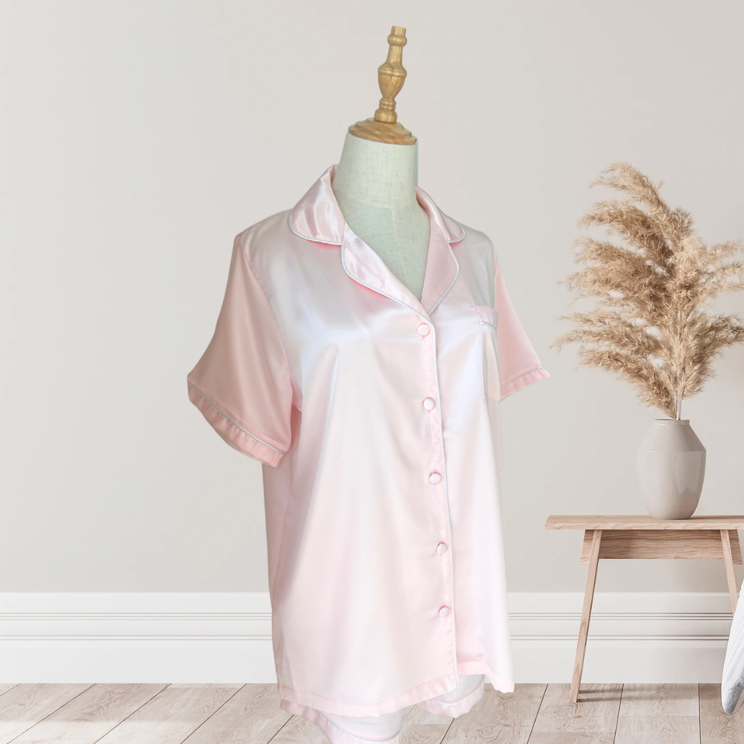 Short Sleeve Pink Pajamas