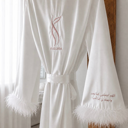Feathers Long Robe